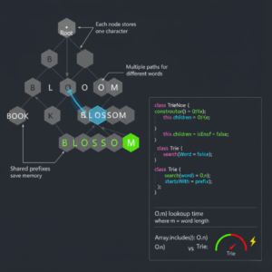 Algorithm Visualization - Trie Data Structure