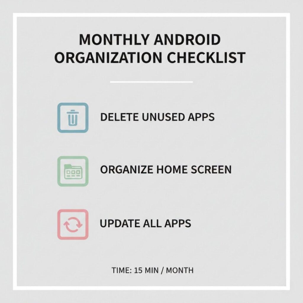 Android apps organized