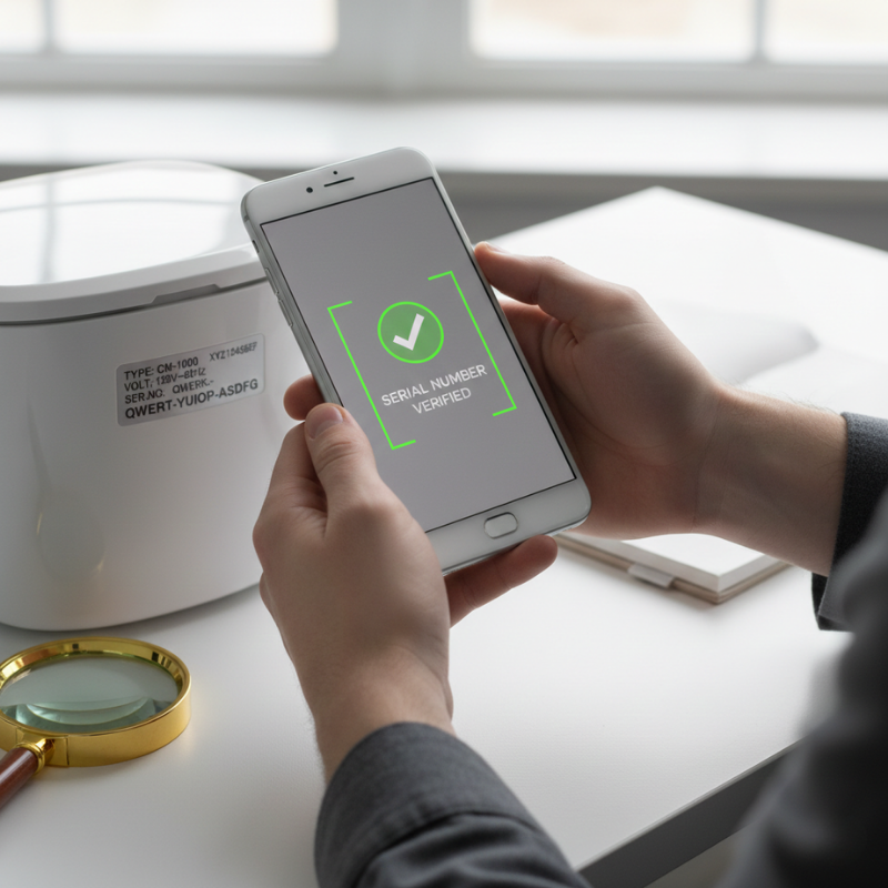 Serial Number Verification Concept