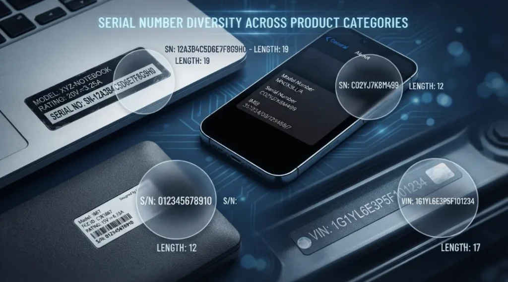 How Long Is a Serial Number on different electronic devices