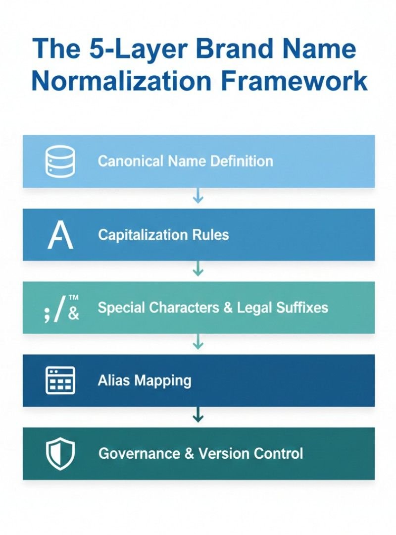 Brand Name Normalization Rules: Complete 2026 Guide