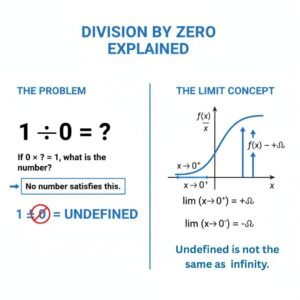 Calculator Infinity Tricks Explained (Why 1÷0 Shows ∞)