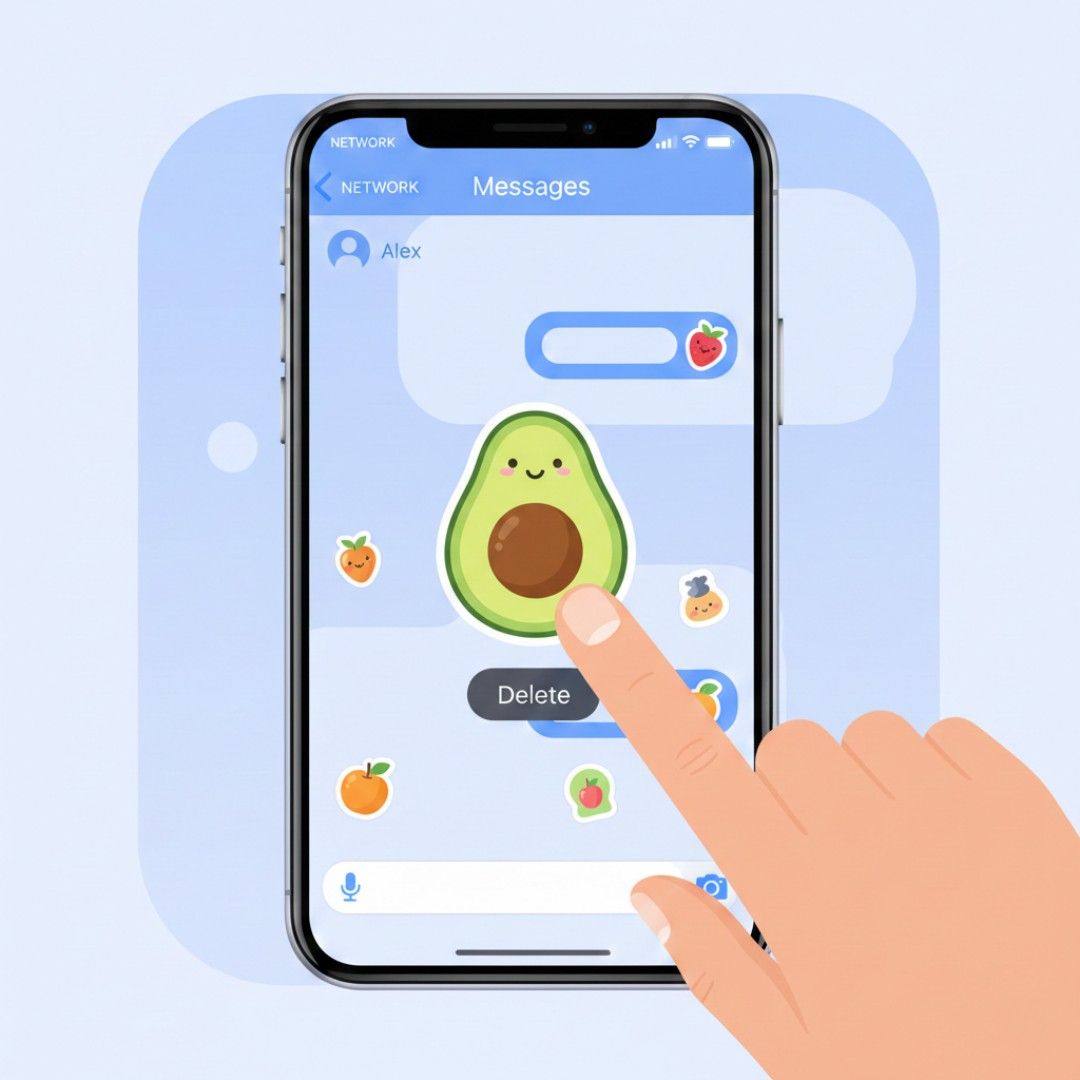 How to Delete Stickers on iPhone