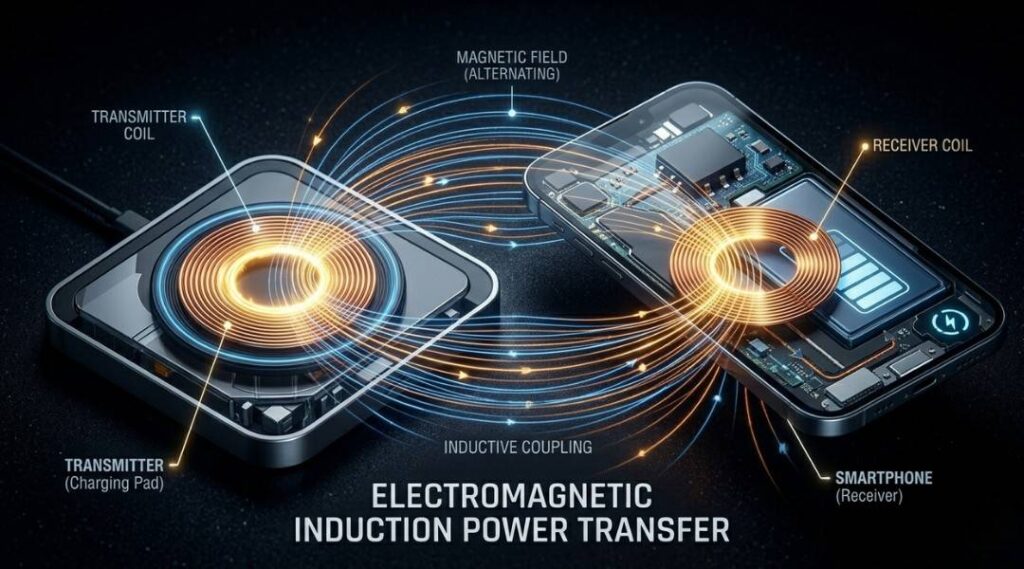 magnetic field transferring energy