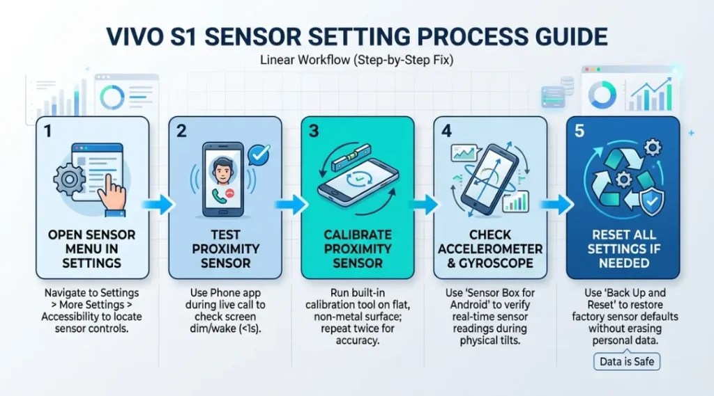 process diagram for vivo s1 sensor setting