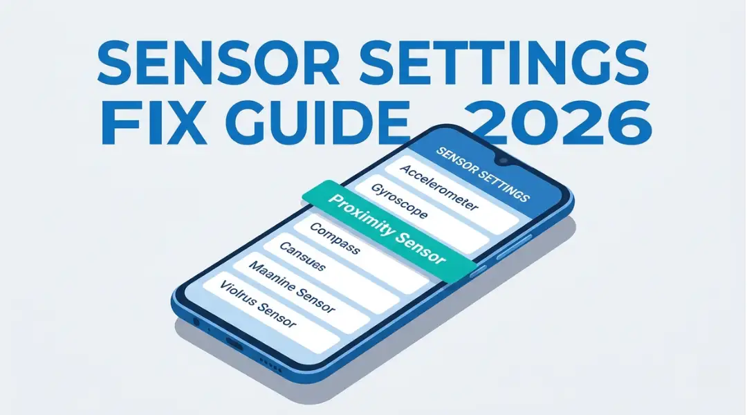 Vivo S1 smartphone displaying the sensor setting menu with proximity sensor options highlighted