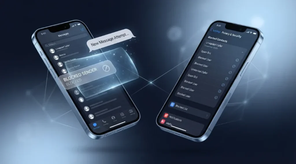 how to view blocked messages on iPhone and check blocked contacts