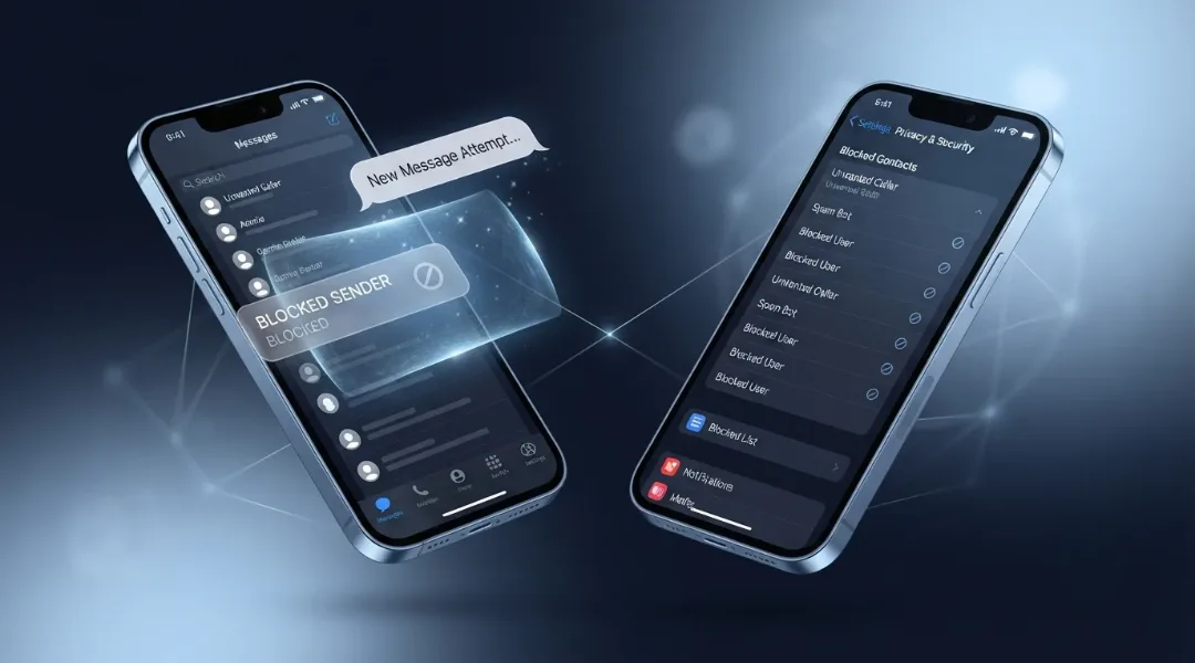 how to view blocked messages on iPhone and check blocked contacts