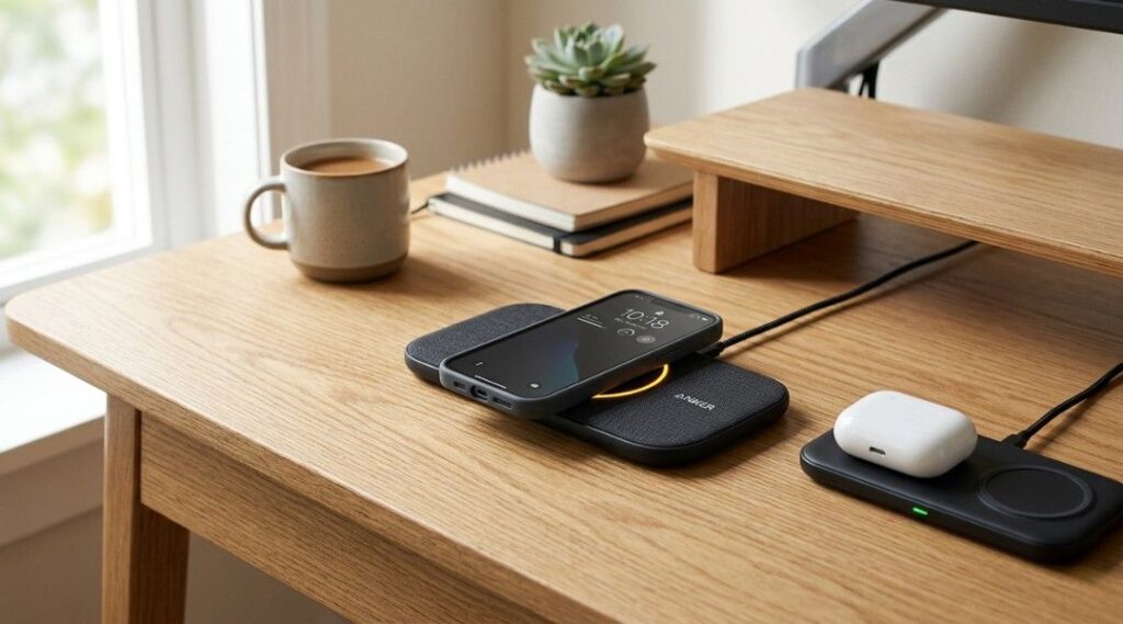 modern wireless charging pad
