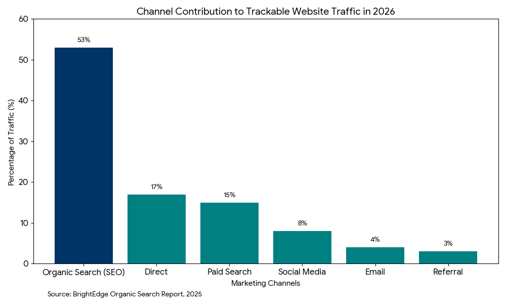 Bar Chart for Seo and digital Marketing
