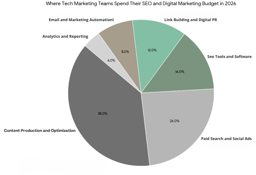 Pie Chart for Seo and digital Marketing