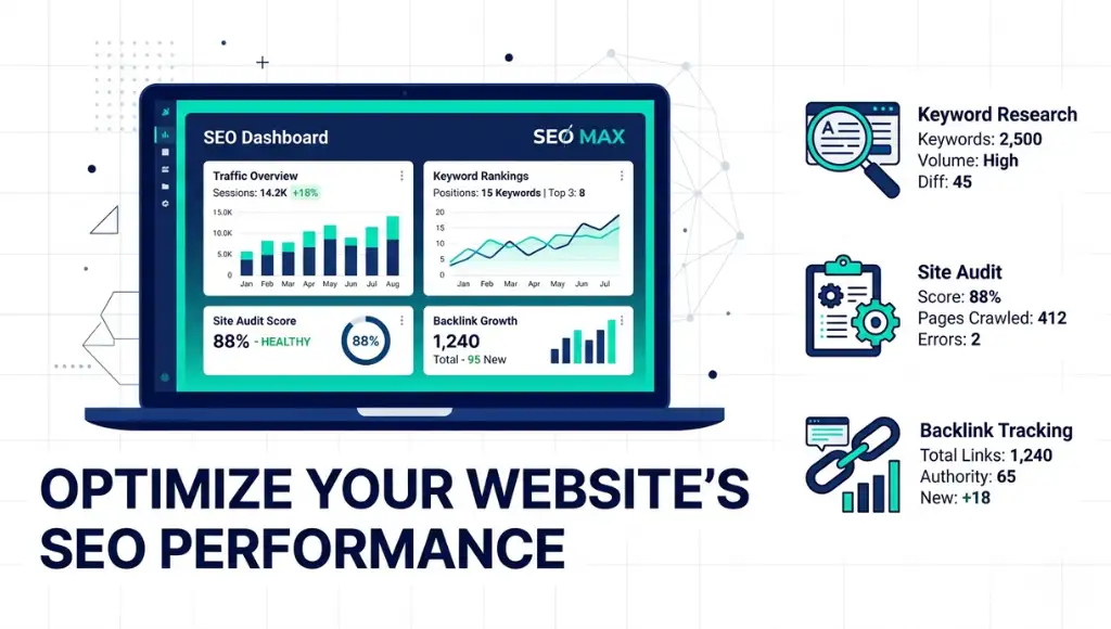 Free SEO tools guide for 2026 showing keyword research, technical audit, and backlink analysis options
