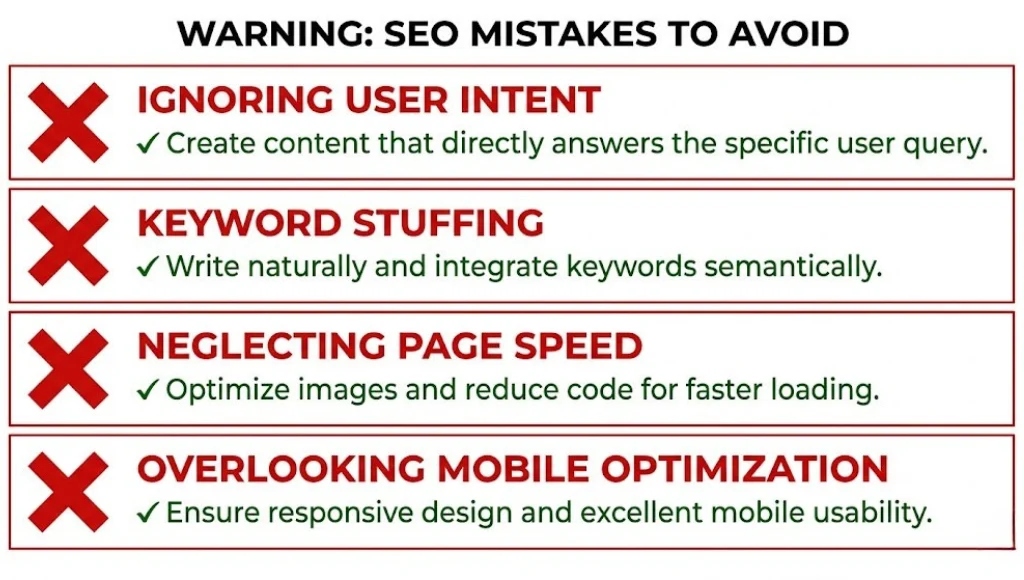 Four common keyword research mistakes and their specific fixes
