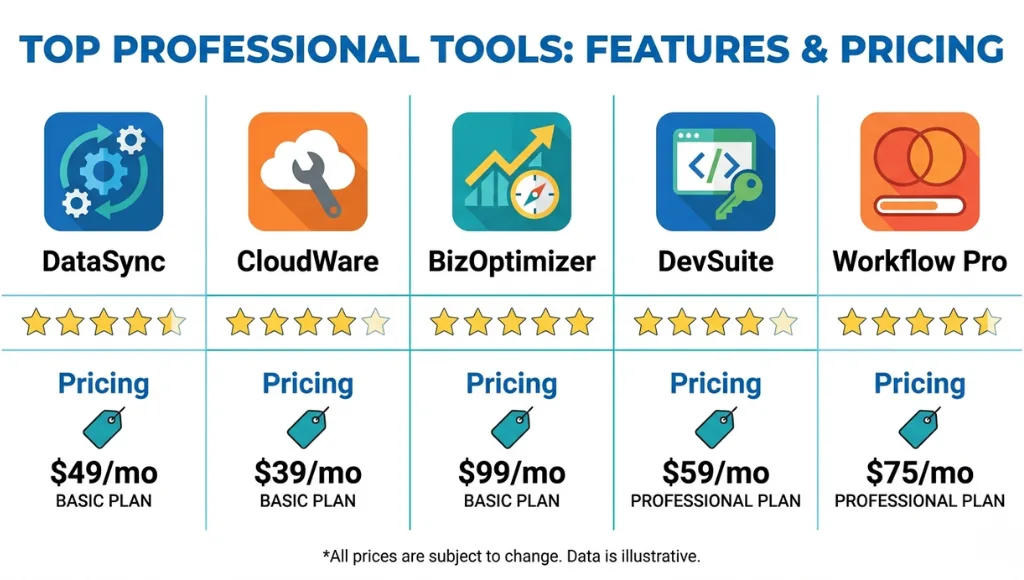 Comparison of top five on page seo audit tools with pricing and verdicts