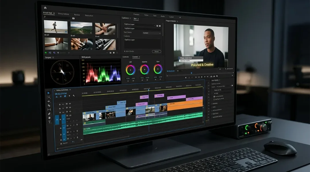 Video Editing Tips for cleaner cuts, audio, color, and professional video quality