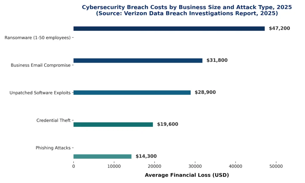 bar chart cybersecurity solutions for small business
