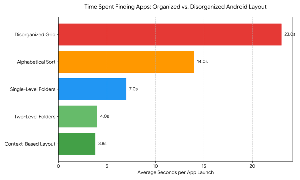 bar chart for organize android