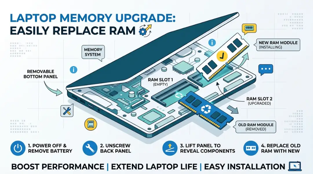 How to Upgrade RAM on Laptop