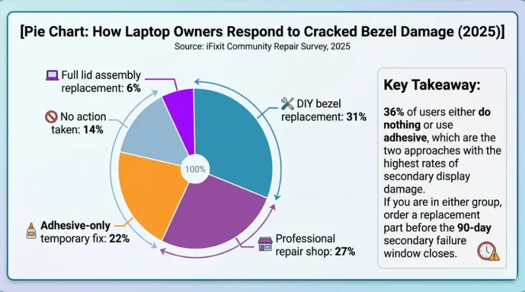 pie chart for cracked laptop bazel