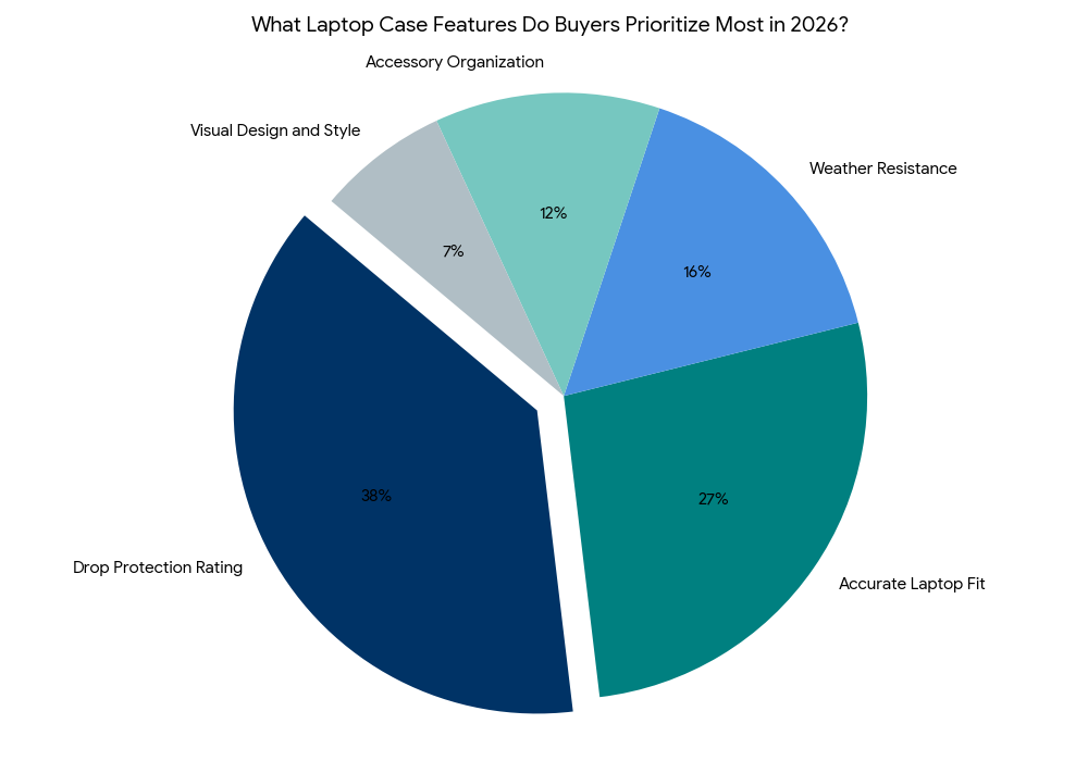 pie chart for laptop case