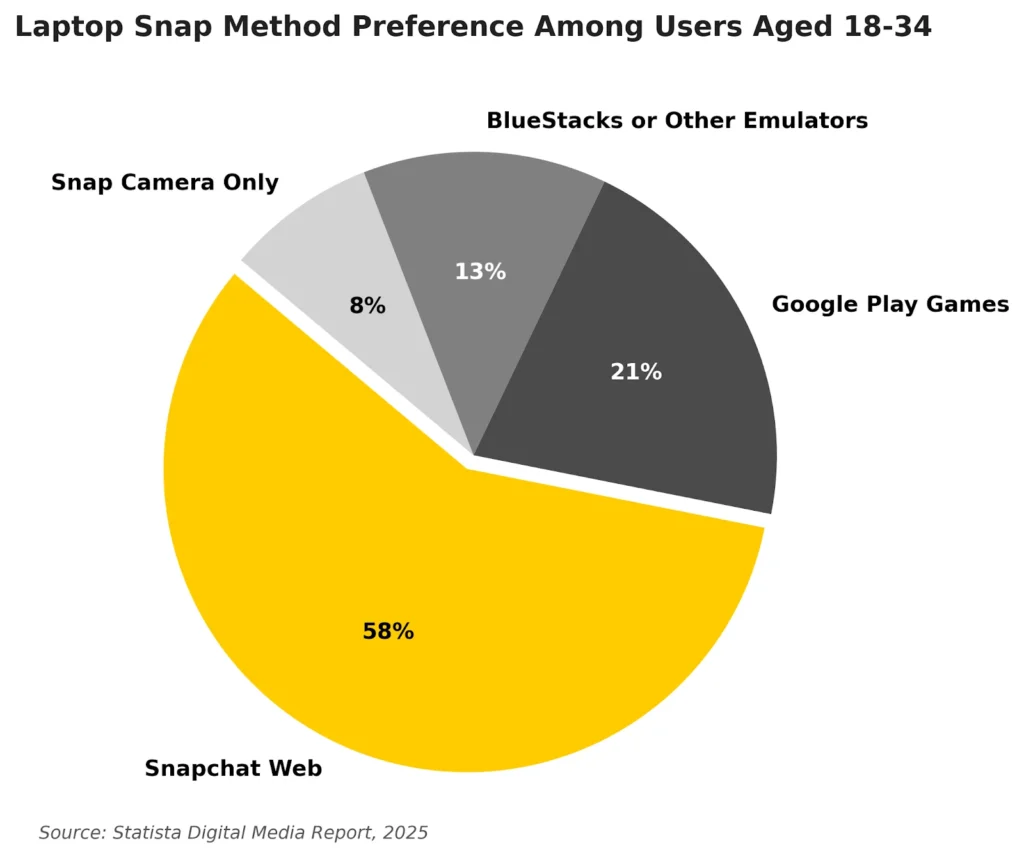 pie chart for laptop snap