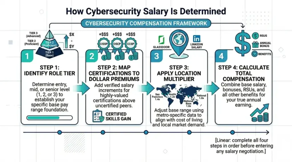process diagram for cybersecurity salary