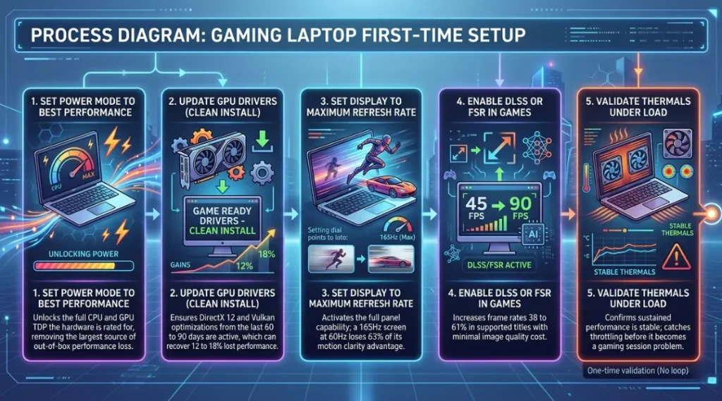 process diagram for gaming laptop