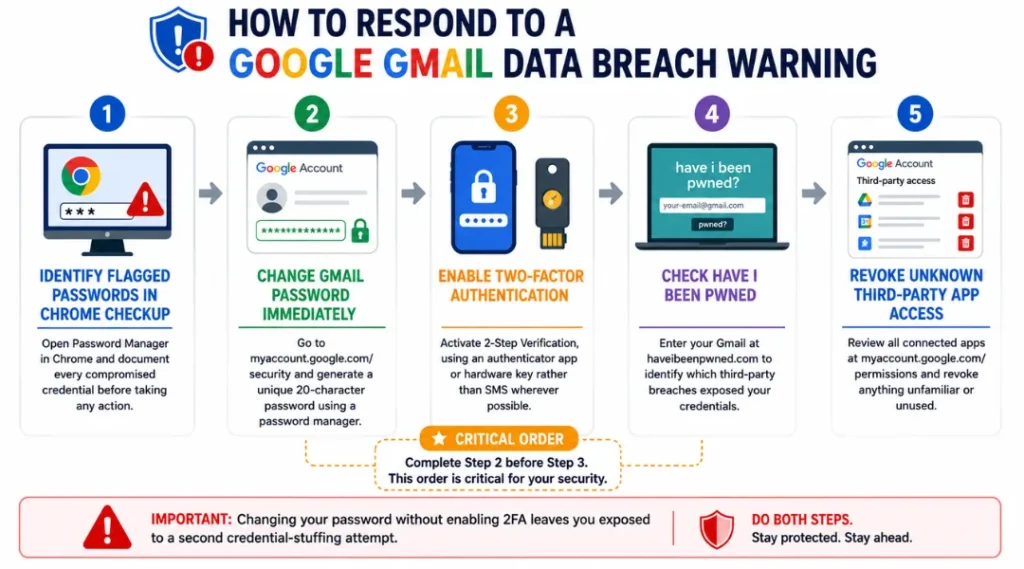 process diagram for google gmail data breach warning