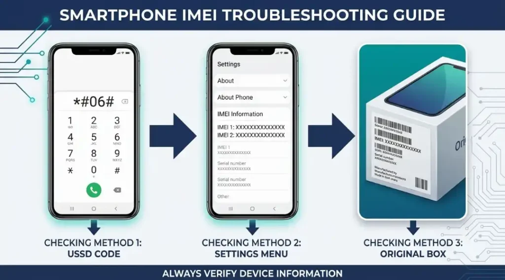 Three methods for checking an OPPO A5 device identifier