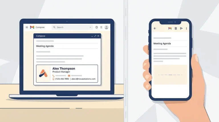 How to Add a Signature in Gmail (Without It Breaking on Someone Else’s Phone)