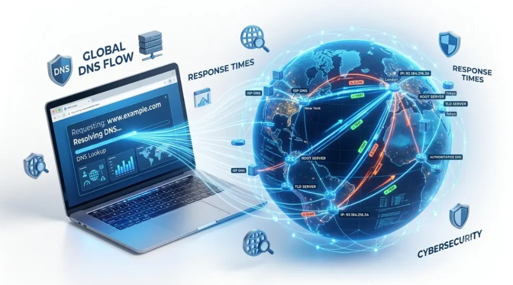 How to fix slow DNS lookup on a computer network