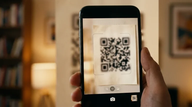 QR Code Blurred